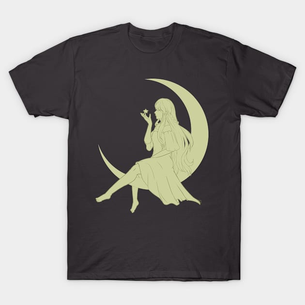 Moon Girl T-Shirt by usagippoi